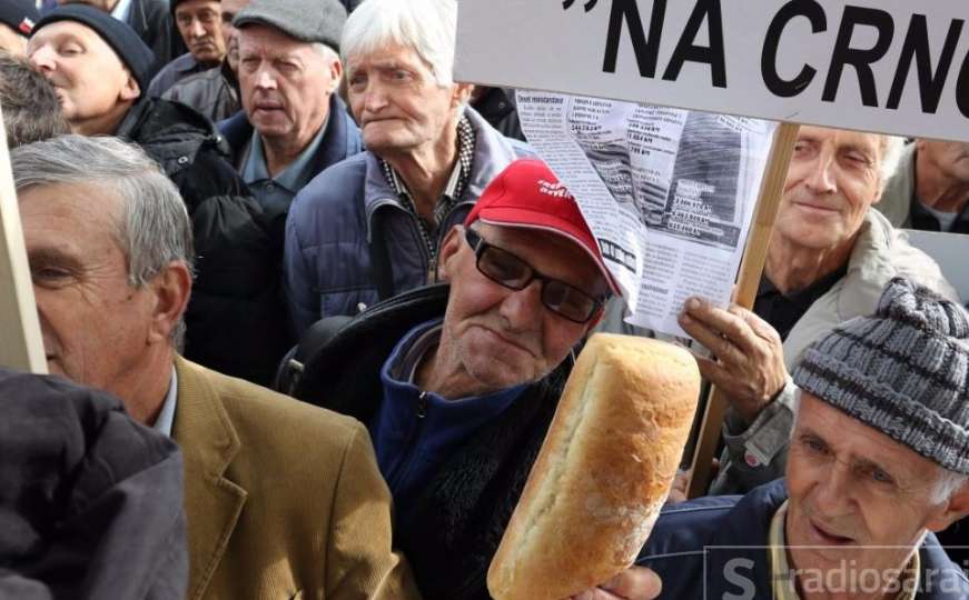 Treba proći 500 godina da jedna penzija u BiH bude dovoljna za potrošačku korpu